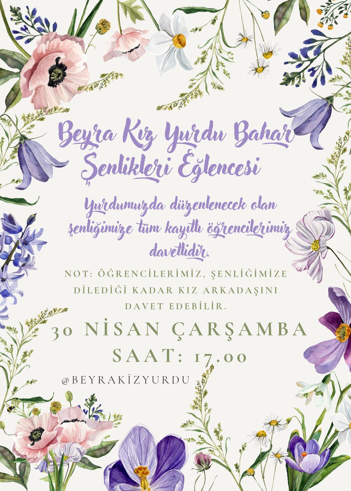 BAHAR ŞENLİĞİ